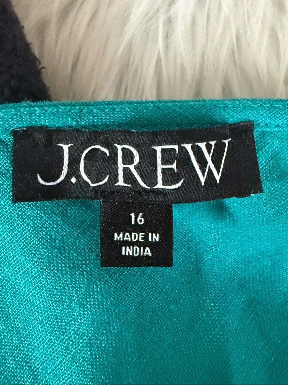 J.Crew Gwyneth Linen Maxi Slip Dress Size 16 Teal Green Adjustable Straps